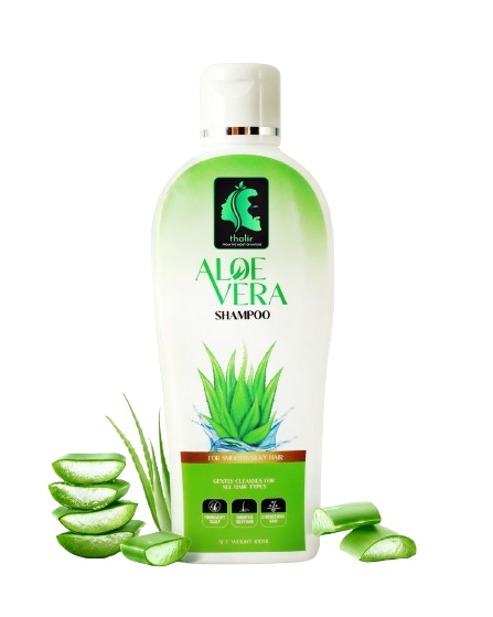 Thalir Aloe Vera Shampoo For Smooth & Silky Hair Dandruff Cleaner 100 ml