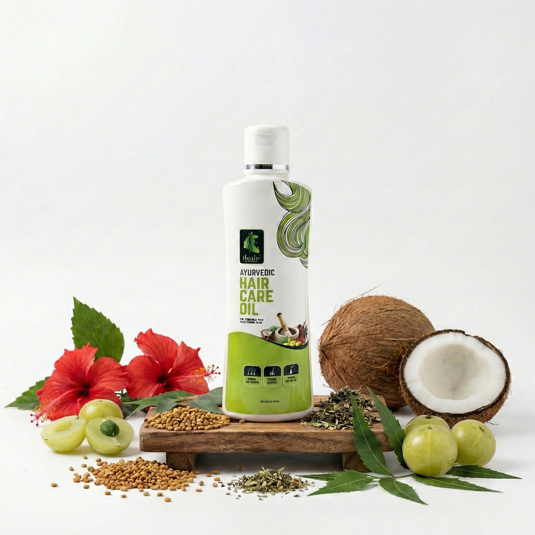 Thalir Ayurvedic Hair Care Oil - Control Hair Fall - Prevents dry Scalp - Solution For dandruff - Promote Hair Growth - 100ml